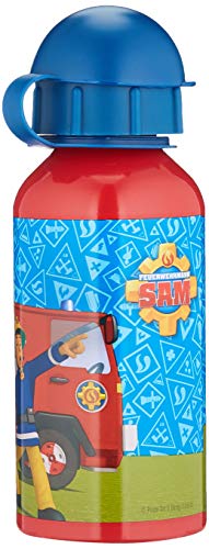 P: os 26358 – Botella Bombero Sam, Aluminio, 400 ml