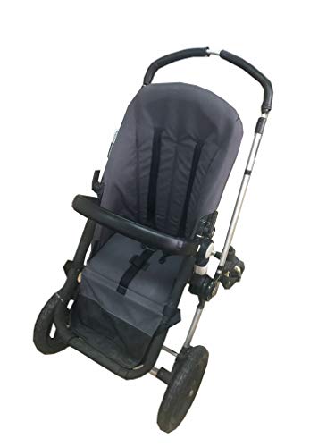 Pack de Fundas de Polipiel para Bugaboo Cameleon 1 y 2 (Negro)