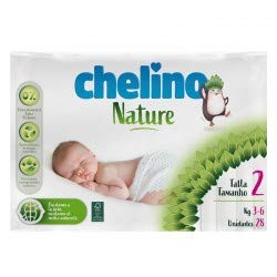 Pañales Chelino nature Talla 1 (1 a 3 kg) 28 uds