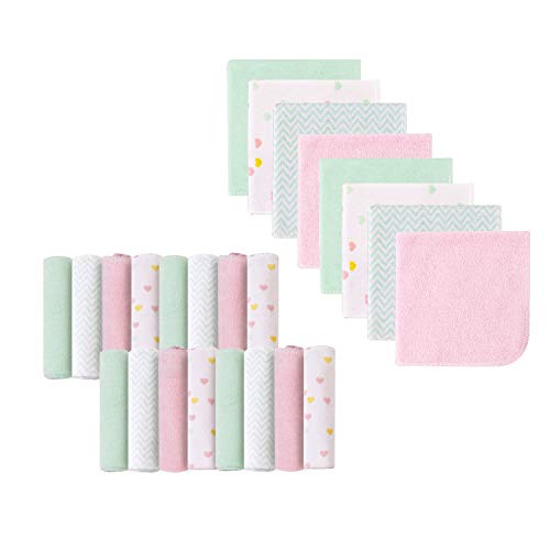 Paños para bebés, Paño de baño extra suave y ultra absorbente, Grandes regalos para recién nacidos y bebés, Paquete de 24, unicornio