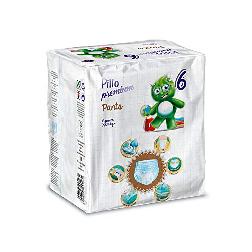 PANTS Pillo Extra Large Talla 6 (+16 kg) Promo Pack - 6 Paquetes 108 Pañales