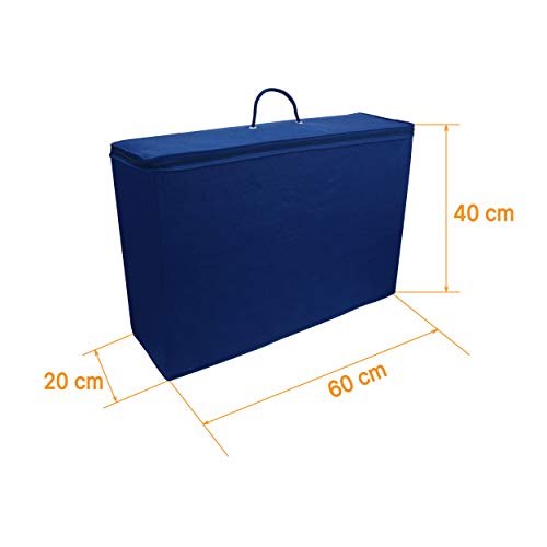 PEKITAS Colchón Plegable Cuna 60x120 Cm Grosor 6 Cm Bolsa Viaje Funda lavable desmotable,Color Estampado floral,Fabricado En España