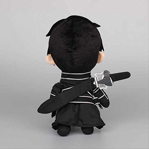 Peluches- Sword Art Online Asuna Kirito Kazuto/Muñecas Rellenas / 12 cm Blanco