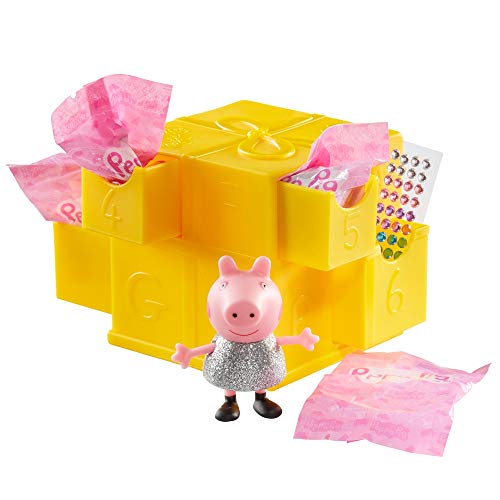 Peppa Pig Coffret Surprises-modèles aleatorios, ppc41, Amarillo