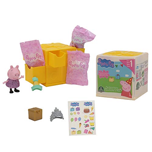 Peppa Pig Coffret Surprises-modèles aleatorios, ppc41, Amarillo