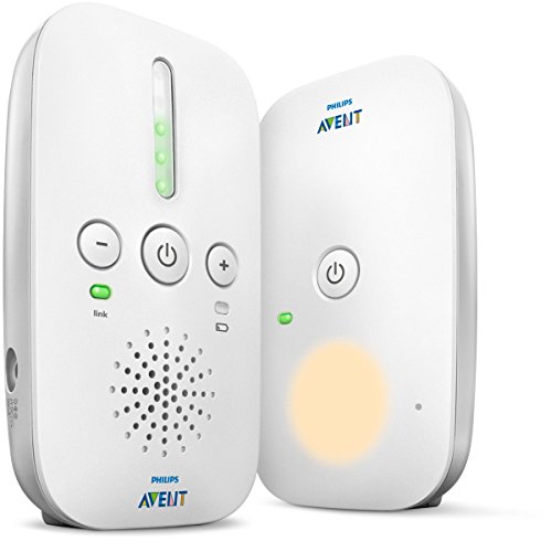 Philips AVENT Audio Monitors - Vigilabebé (Vigilabebés con tecnología DECT, 120 canales, 300 m, 50 m, 300 m, Blanco)