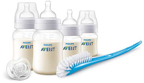 Philips Avent SCD806/00 - Set de recién nacido gama Anti-colic, 4 biberones