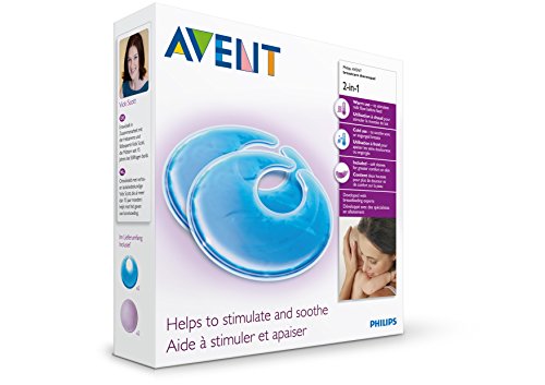 Philips Avent SCF258/02 Disco Térmico de Cuidado para el Pecho, 2 Unidades, Azul