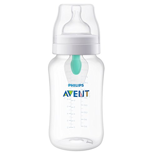 Philips Avent SCF816/14 - Biberón anti cólicos con sistema patentado Airfree, diseñado para reducir los cólicos, gases y reflujo, 3m+, 330 ml