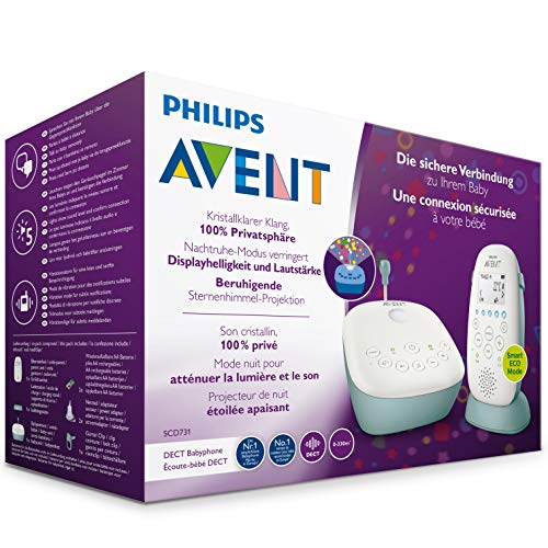 Philips SCD731/26 vigila bebes - Vigilabebé (Vigilabebés con tecnología DECT)