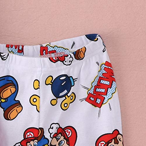 Pijama de Super Mario para niños de 1 a 7 años Multicolor Multicolor 2-3 Años