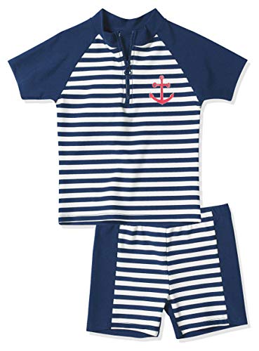 Playshoes UV-Schutz Bade-Set Maritim Bañador, Azul, 3-4 años (Talla del fabricante: 98/104 cm) para Niños