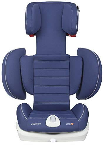 Playxtrem Estel Fix - Silla de coche con Isofix para grupo 2 y 3, Color Rojo