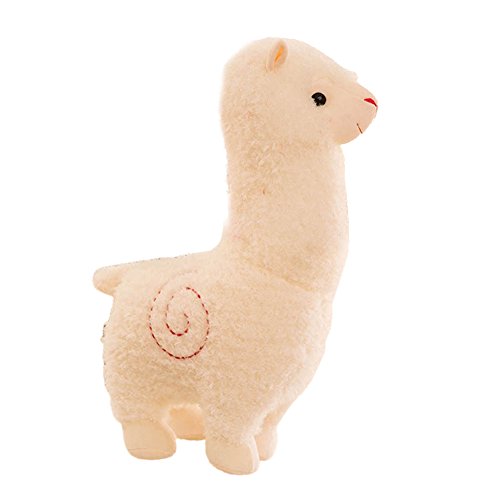 Qiao Nai Alpaca Peluches Gigantes de Juguete Kawaii Almohada Suave de la Felpa Gatos Perros Muñecas Perezoso Blandos Juguetes Bebes Regalo (Blanco)