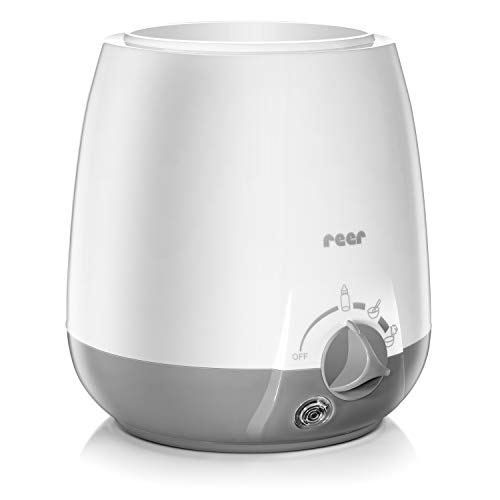 Reer 3310 Simply Hot - Calientabiberones, Blanco/Gris