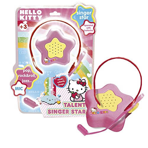 REIG- Hello Kitty Micrófono con amplificación, Multicolor (REIG1500)