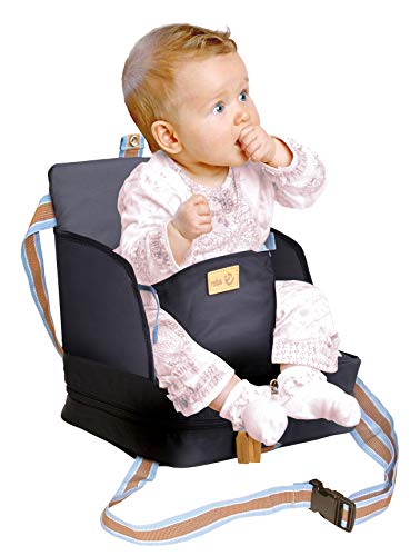 Roba - Asiento infantil hinchable, portátil, como asiento elevador y práctico para viajes azul azul Talla:62 x 28 x 2,5 cm