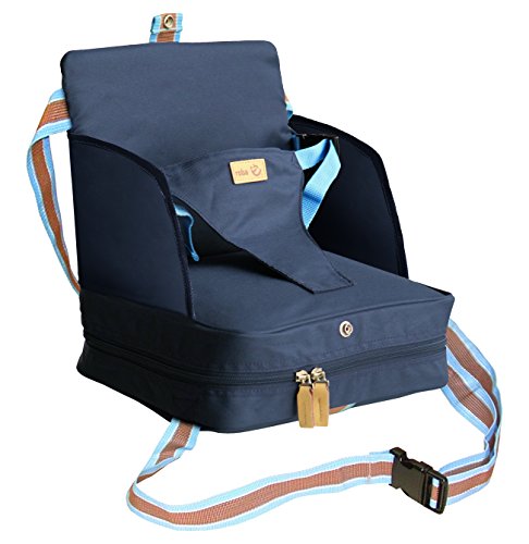 Roba - Asiento infantil hinchable, portátil, como asiento elevador y práctico para viajes azul azul Talla:62 x 28 x 2,5 cm