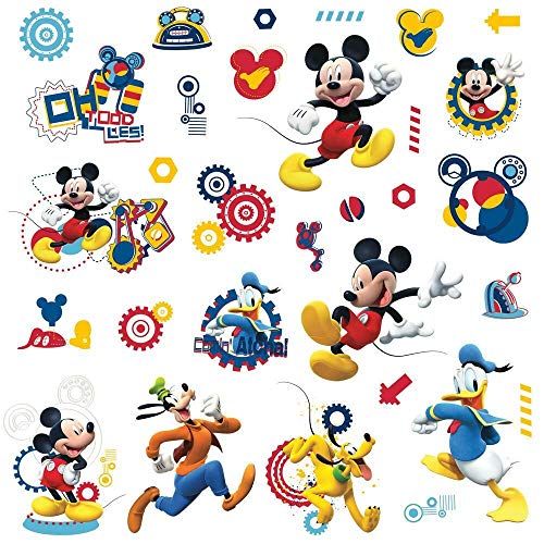 RoomMates Pegatina de Pared con diseño de Mickey Mouse Clubhouse - Mickey Mouse Clubhouse Capers Peel and Stick Wall Decals