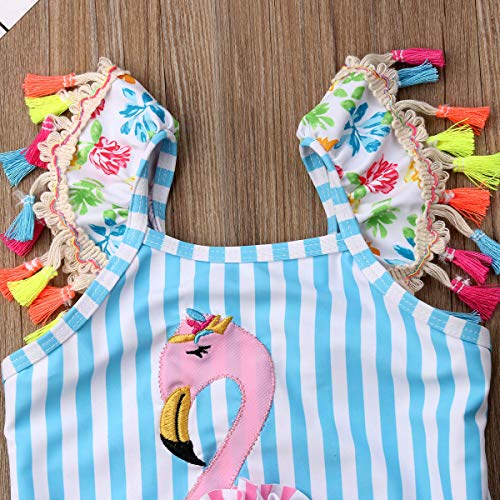 Ropa Bebe NiñA Verano Traje De BañO Traje De BañO Unicornio para NiñA Bebé (100(2 años-3 años), Auzl)