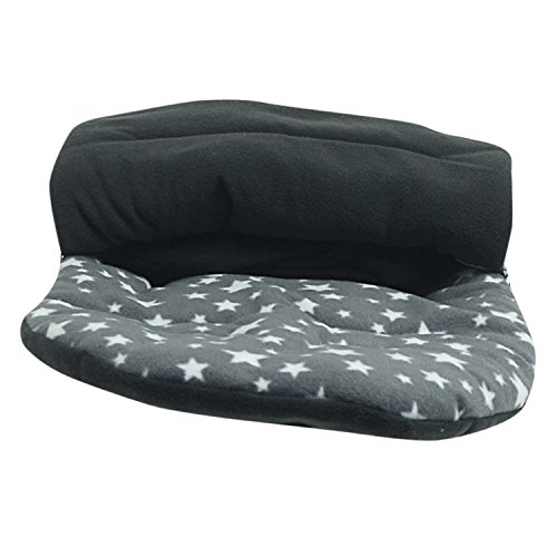 Saco de forro polar compatible con Chicco Multiway Urban London, diseño de estrellas, color gris