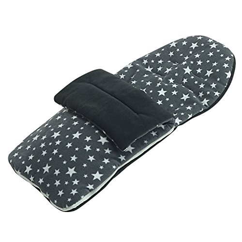 Saco de forro polar compatible con Chicco Multiway Urban London, diseño de estrellas, color gris