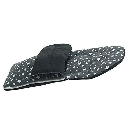 Saco polar compatible con cochecito de bebé Maclaren, diseño de estrella gris