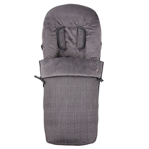 Saco Silla Invierno para Uppababy Vista/Cruz 2015-17 SPIGA MELANGE. Polar Asfalto tititnins