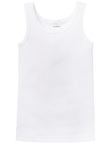 Schiesser - Camiseta Interior para niña, Talla 2 años (92 cm), Color Blanco 100