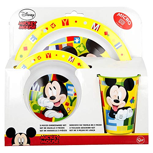 SET MICRO 3 PCS. MICKEY MOUSE - DISNEY - WATERCOLORS