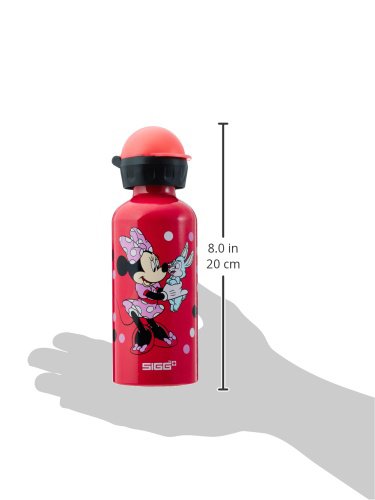 Sigg Minnie Mouse 0,4 L Botella, Unisex Adulto, carbón