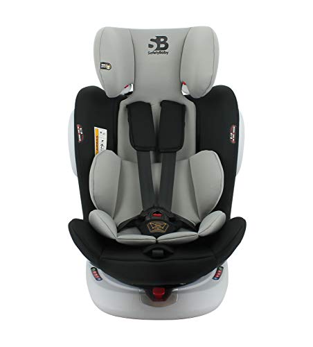 Silla de auto isofix SEATY 360° grupo 0+/1/2/3 (0-36kg), evolutiva y de gran confort - Safety Baby