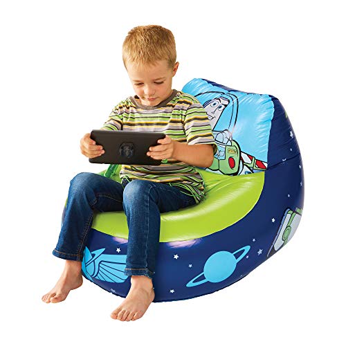 Silla inflable de juego para niños Disney Toy Story 288TOY 4, azul y verde