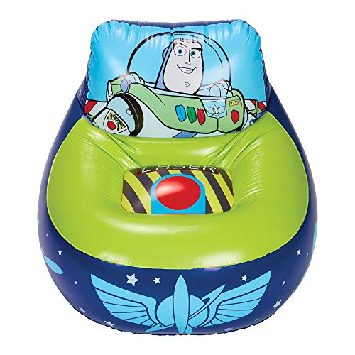 Silla inflable de juego para niños Disney Toy Story 288TOY 4, azul y verde