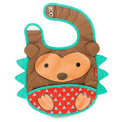 Skip Hop Zoo - Babero, diseño hedgehog, multicolor