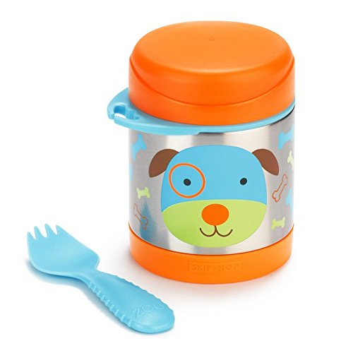 Skip Hop Zoo Dog - Tarro aislado del alimento, 325ml, 12m+