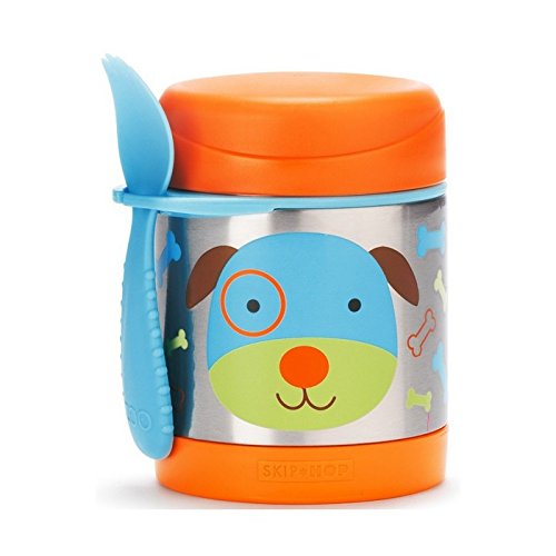 Skip Hop Zoo Dog - Tarro aislado del alimento, 325ml, 12m+