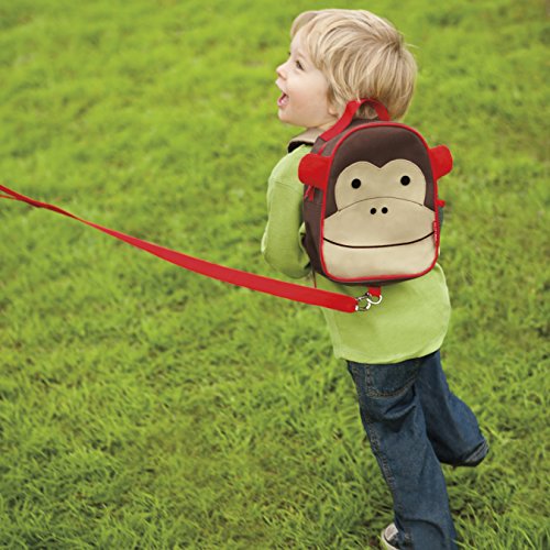 Skip Hop Zoo - Mochila arnés, diseño monkey, color marrón