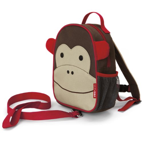 Skip Hop Zoo - Mochila arnés, diseño monkey, color marrón