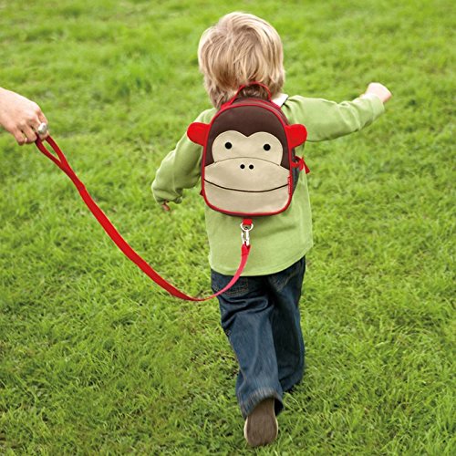 Skip Hop Zoo - Mochila arnés, diseño monkey, color marrón