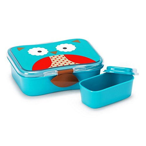 Skip Hop Zoo Owl - Fiambrera y recipiente interior con tapa