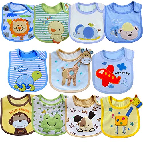 SLOSH 11 Baberos Impermeables Bebe Recien Nacido Niño Niñas Unisex