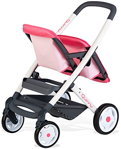 Smoby 253298 Quinny - Silla de Paseo para Gemelos, Color Rosa