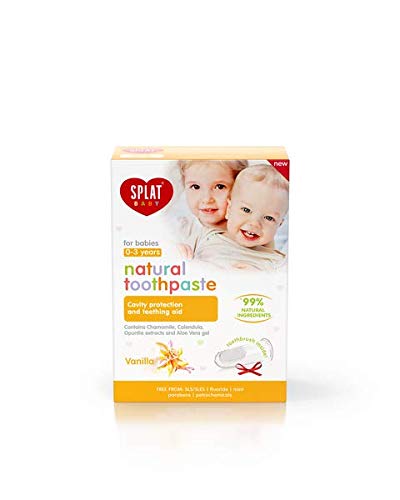 Splat Baby Pasta de Dientes Natural Vainilla 0-3 años, 40ml