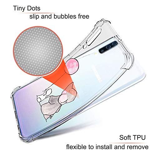 Suhctup Funda Transparent Compatible para Galaxy Note 10 Pro,Carcasa Protectora [Antigolpes] Suave Silicona TPU Bumper Cojín de Aire de Cuatro Esquinas Protector Gel para Galaxy Note 10 Pro,A10