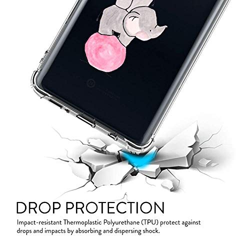 Suhctup Funda Transparent Compatible para Xiaomi Redmi 6 Pro/A2 Lite,Carcasa Protectora [Antigolpes] Suave Silicona TPU Bumper Cojín de Aire de Cuatro Esquinas Protector Gel para Redmi 6 Pro,A5