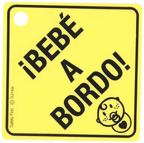 Sumex Babyesp - Cartel Aviso "Bebé A Bordo" Con Ventosa