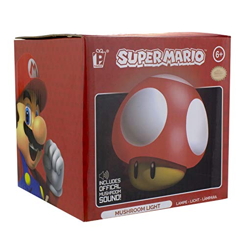 Super Mario Luz con Sonido Mushroom, Multicolor, One Size