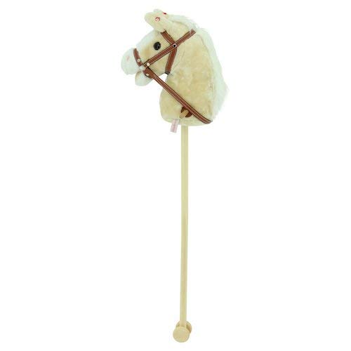 Sweety Toys 10530 Caballito de Hobby Horse Champagne con Función gewieher y Galope Nivel