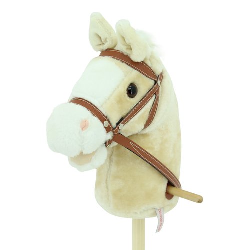 Sweety Toys 10530 Caballito de Hobby Horse Champagne con Función gewieher y Galope Nivel